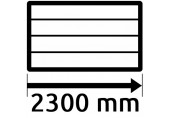Hosszúsága 2300