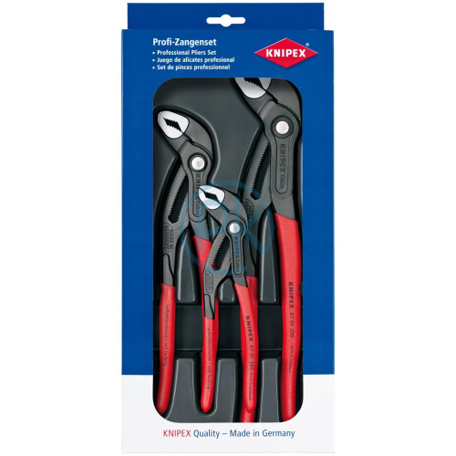 KNIPEX Cobra fogó szett, 180, 250, 300 mm 002009V02