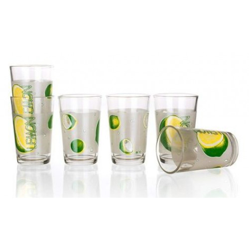 BANQUET Lemon pohárkészlet, 230 ml, 6 db 04240100 BANQUET Lemon pohárkészlet, 230 ml, 6 db 04240100