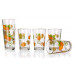 BANQUET Orange II pohárkészlet, 230 ml, 6 db 04240115
