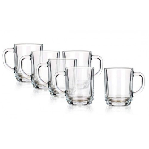 BANQUET Centa üveg bögre készlet, 250 ml, 6 db 05801000 BANQUET Centa üveg bögre készlet, 250 ml, 6 db 05801000