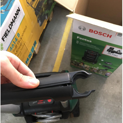 KIÁRUSÍTÁS Bosch Fontus Akkus kültéri mosók 1x 18 V / 2,5 Ah, 06008B6000 SÉRÜLT