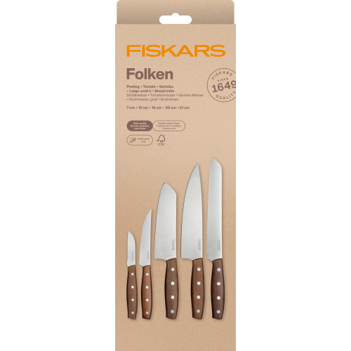 Fiskars Folken 5 részes késkészlet 1075688 Fiskars Folken 5 részes késkészlet 1075688