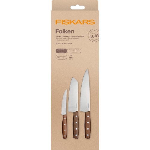Fiskars Folken 3 részes késkészlet 1075689 Fiskars Folken 3 részes késkészlet 1075689