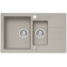ALVEUS ROCK 70 gránit mosogató, 780x480 mm, granital plus Pebble 02 1107845