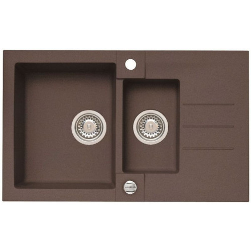 ALVEUS ROCK 70 gránit mosogató, 780x480 mm, granital plus Chocolate 03 1107851