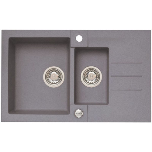 ALVEUS ROCK 70 gránit mosogató, 780x480 mm, granital plus Steel 04 1107852 ALVEUS ROCK 70 gránit mosogató, 780x480 mm, granital plus Steel 04 1107852