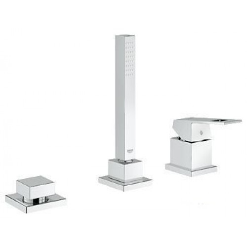 GROHE Eurocube 3 lyukas kádcsaptelep kombináció, 1/2", króm 19966000 GROHE Eurocube 3 lyukas kádcsaptelep kombináció, 1/2", króm 19966000