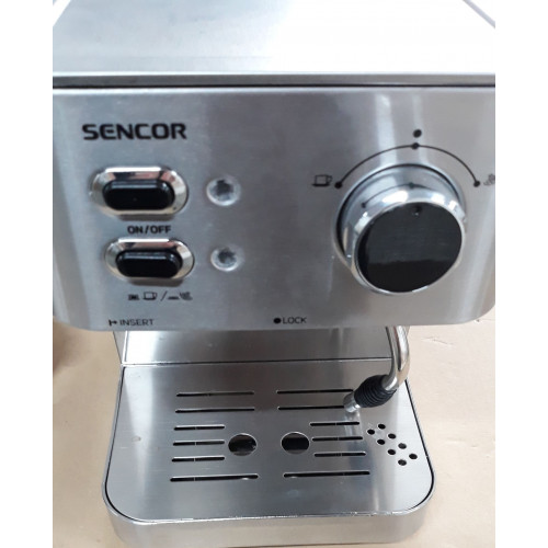 KIÁRUSÍTÁS SENCOR SES 4010SS karos espresso kávéfőző 41005713 SZERVIZELT