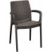 Curver BALI Mono kerti szék, 55 x 60 x 83 cm, barna 230670