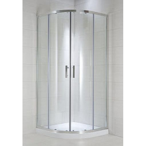 JIKA Cubito Pure négy részes íves zuhanykabin, 90 x 90 cm, átlátszó üveg H2532420026681