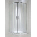 JIKA Cubito Pure négy részes íves zuhanykabin, 90 x 90 cm, átlátszó üveg H2532420026681