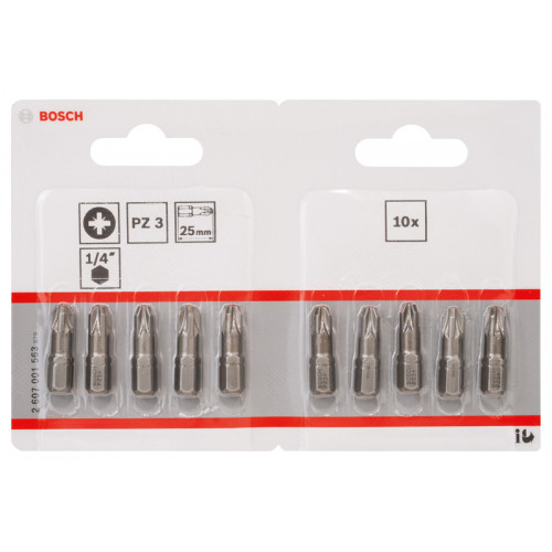 BOSCH Extra Hard csavarhúzóbetét PZ 3, 25 mm 2607001563