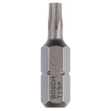 BOSCH Csavarozófej, extra kemény T15, 25 mm 2607001608