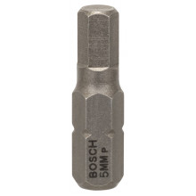 BOSCH Csavarozófej, extra kemény HEX 5, 25 mm 2607001726