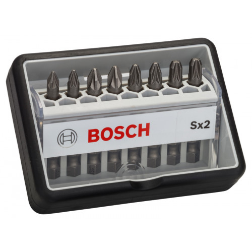 BOSCH 8 részes Robust Line Extra Hard Sx PZ csavarbitkészlet 2607002557