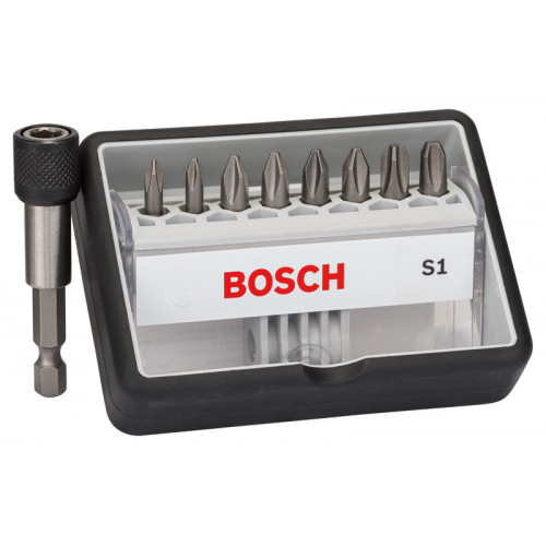 BOSCH 8 +1 részes Csavarozó bit készlet Robust Line S extrakemény 2607002560