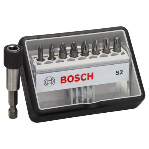 BOSCH 8+1 részes Robust Line Extra Hard S PZ csavarbitkészlet 2607002561