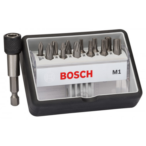 BOSCH 12+1 Csavarozó bit készlet Robust Line, M Extra-Hard 2607002563