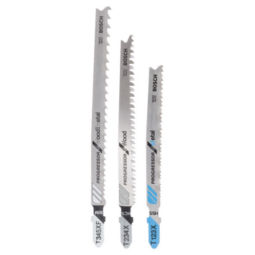 BOSCH Progressor for Wood and Metal szúrófűrészlap-csomag 3 részes 2607010515