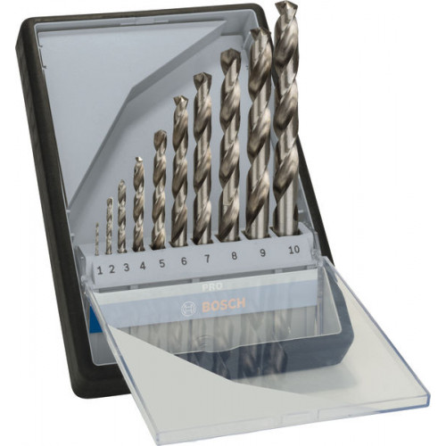 BOSCH 6 részes Robust Line fémfúrószárkészlet, HSS-G, 135°, 1–10 mm 2607010535