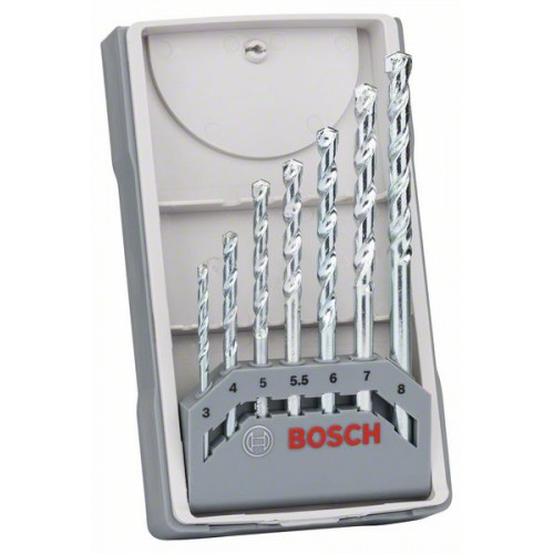 BOSCH 7 részes CYL-1 kőzetfúrókészlet 3; 4; 5; 5.5; 6; 7; 8 mm 2607017035