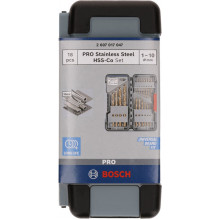BOSCH PRO Stainless Steel HSS-Co csigafúrókészlet, 18 részes 2607017047