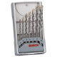 BOSCH 7-részes betonfúrókészlet CYL-3 4, 5, 6, 6, 7, 8, 10 mm 2607017082