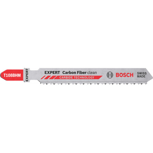 BOSCH EXPERT 'Carbon Fiber Clean' T 108 BHM szúrófűrészlap, 3 db 2608900565