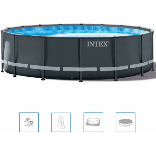INTEX Ultra XTR Frame Pool Set medence vízforgatóval, 488 x 122 cm 26326GN