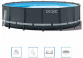 INTEX ULTRA XTR FRAME POOLS SET medence vízforgatóval, 488 x 122 cm 26326NP