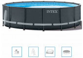 INTEX Ultra XTR Frame Pool Set medence vízforgatóval, 610 x 122 cm 26334GN