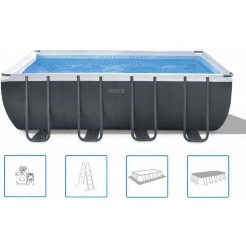 Intex Ultra XTR Rectangular Frame Pools medence vízforgatóval, 549 x 274 x 132 cm 26356GN