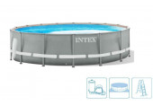 INTEX Prism Frame Pools fémvázas medence szett vízforgatóval, 457 x 122 cm 26726NP