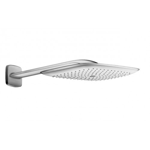 HANSGROHE PuraVida 400 Air 1jet fejzuhany 387 mm-es zuhanykarral, fehér/króm 27437400