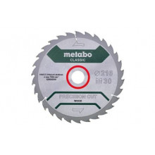 Metabo Fűrészlap "precision cut wood - classic", 216x30, Z30 WZ 22° 628062000