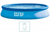 INTEX Easy Set Pool medence papírszűrős vízforgatóval, 396 x 84 cm 28142GN