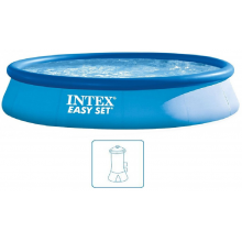 INTEX Easy Set medence papírszűrős vízforgatóval, 396 x 84 cm 28142NP
