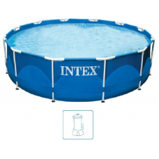 INTEX Metal Frame Pools medence vízforgatóval, 366 x 76 cm 28212NP