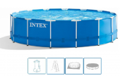 INTEX Metal Frame Pools fémvázas medence vízforgatóval, 457 x 122 cm 28242GN