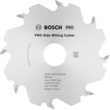 BOSCH PRO oldalsó maró, 105 x 22 x 4 mm, 8 fog 3608641013