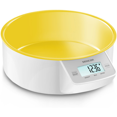 SENCOR SKS 4004YL Konyhai mérleg, Sárga SENCOR SKS 4004YL Konyhai mérleg, Sárga