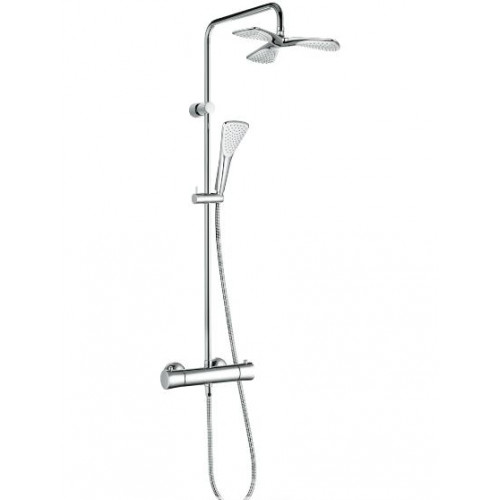 KLUDI Fizz Thermostat Dual Shower System zuhanyrendszer, króm 6709505-00