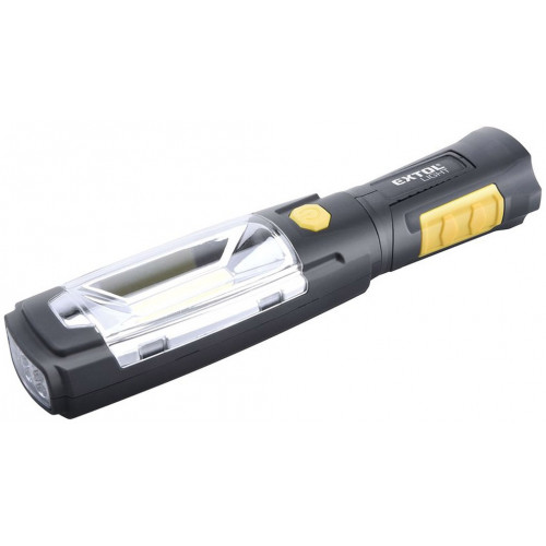 Extol LED lámpa, 3 W COB + 6 LED, 280 Lumen, műanyag ház, mágnes+ akasztó 43155