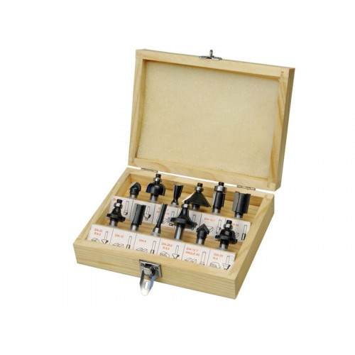 EXTOL CRAFT felsőmaró készlet 12db-os 44032