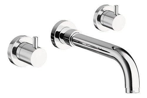 SAPHO REITANO AIRTECH Falba süllyesztett 3 részes mosdócsaptelep, króm 452