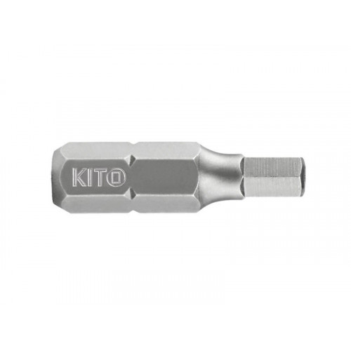 KITO behajtóhegy, lyukas, hatszögletű, SMART; H 2.0×25mm 4810401 KITO behajtóhegy, lyukas, hatszögletű, SMART; H 2.0×25mm 4810401