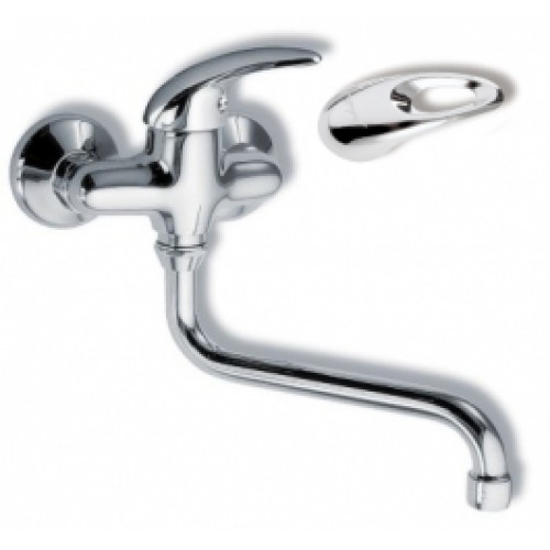 NOVASERVIS METALIA EGYKAROS FALI KONYHAI CSAPTELEP 100 MM, KRÓM 55174/T,0