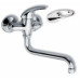 NOVASERVIS METALIA EGYKAROS FALI KONYHAI CSAPTELEP 100 MM, KRÓM 55174/T,0