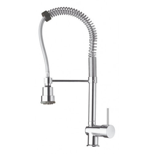 SAPHO PROFESSIONAL mosogató csaptelep kihúzható zuhanyfejjel, króm 5547